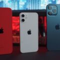 silver iphone 6 and red iphone case